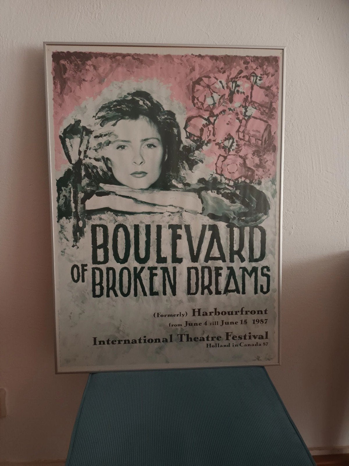 Ingelijste poster Boulevard of Broken Dreams theaterfestival, Ophalen, Met lijst, Deurposter of groter, Overige onderwerpen