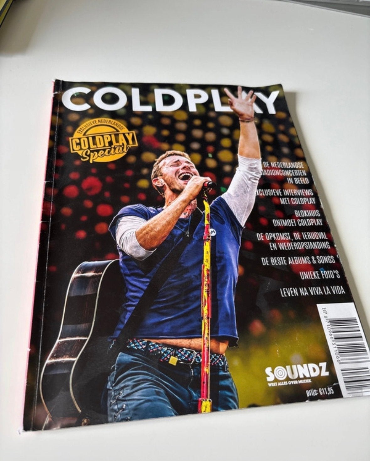 Coldplay Special Soundz Magazine - Exclusieve Editie, Boeken, Tijdschriften en Kranten, Ophalen of Verzenden, Gelezen, Muziek, Film of Tv