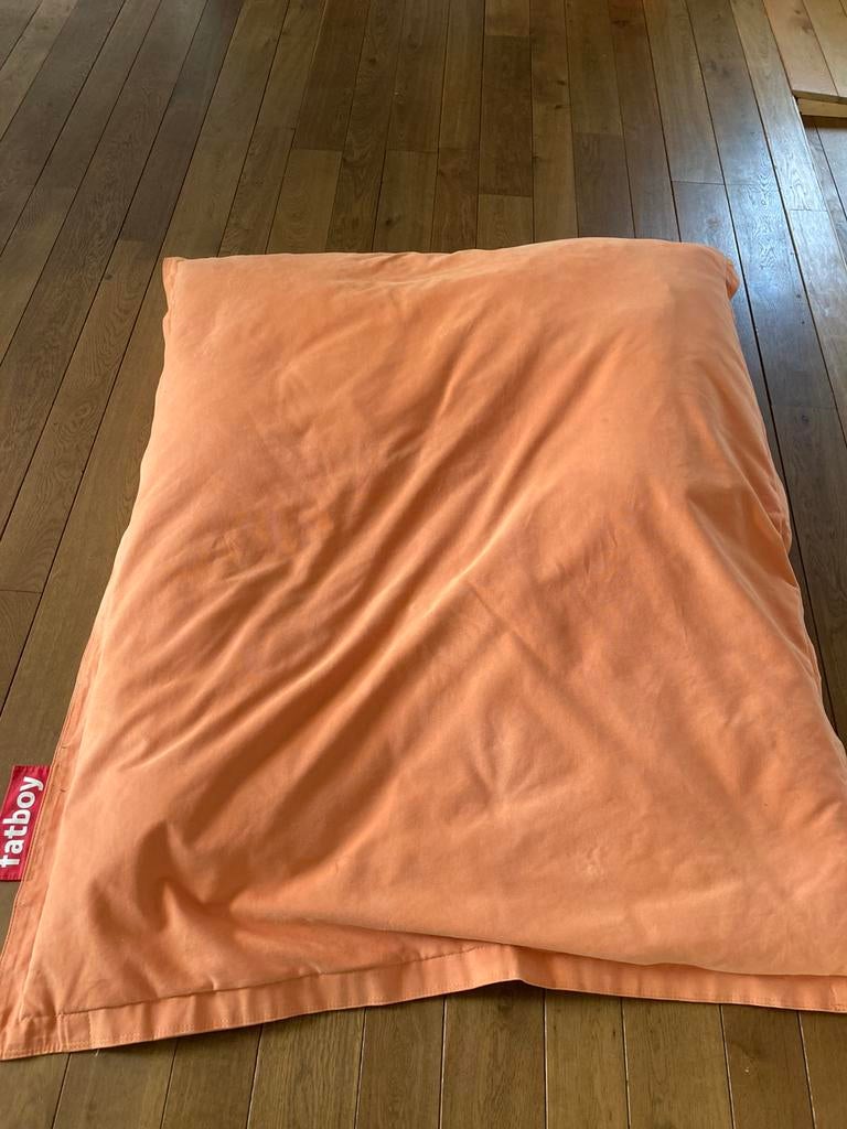 Grote fatboy zitzak oranje, Huis en Inrichting, Zitzakken, Ophalen of Verzenden, Gebruikt, Oranje, Zitzak