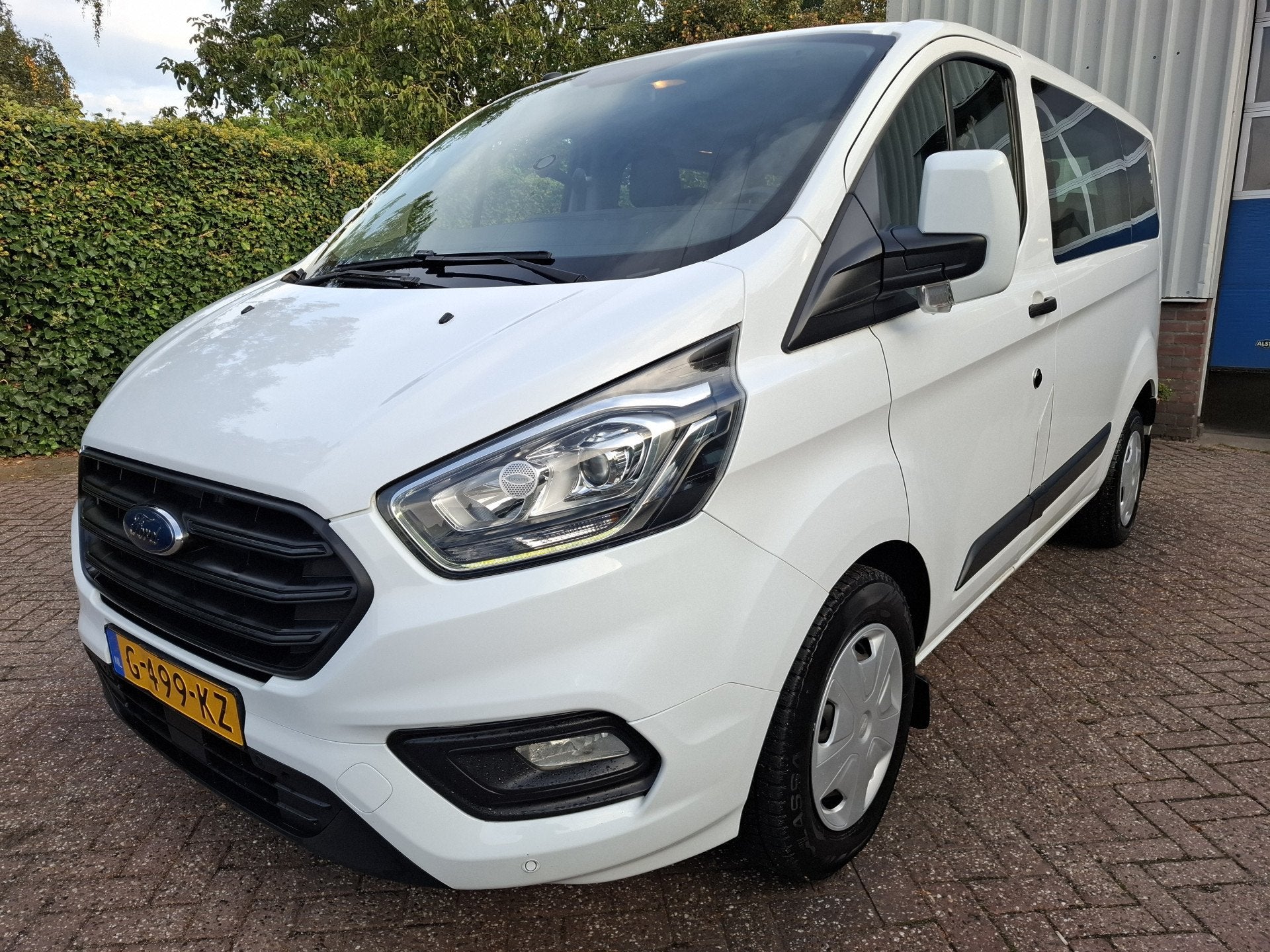 Ford Transit Custom 2.0TDCI 19350.- INCL BTW 9-PERSOONS LED/, Auto's, Voorwielaandrijving, Stof, Gebruikt, Euro 6