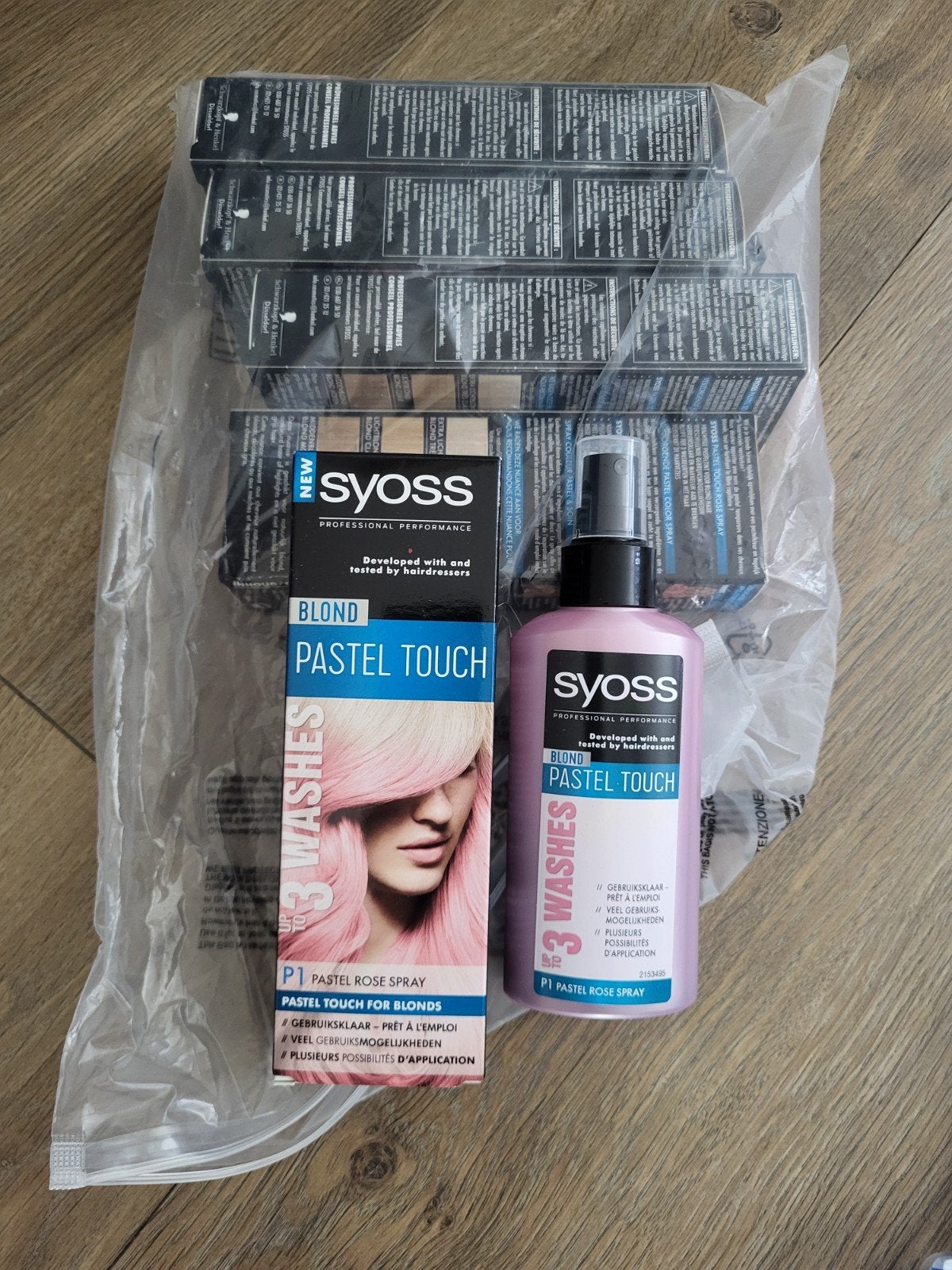 Syoss pastel touch haarverf haarspray roze, Ophalen of Verzenden, Nieuw