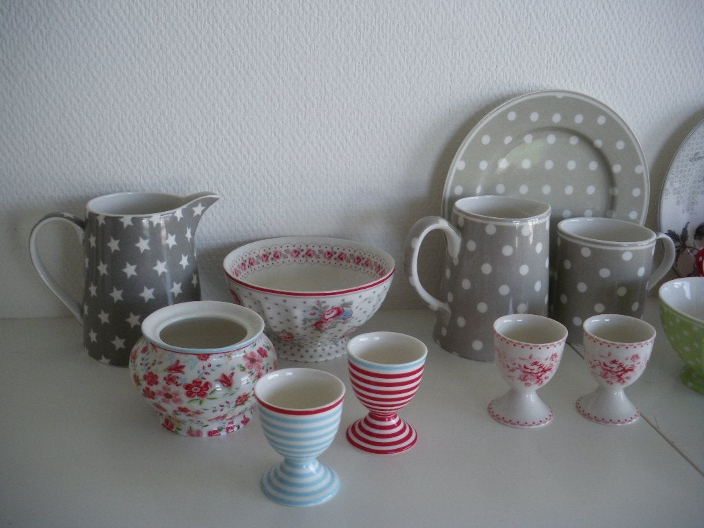 Greengate Allerlei servies, Ophalen of Verzenden, Zo goed als nieuw, Bord(en), Overige stijlen