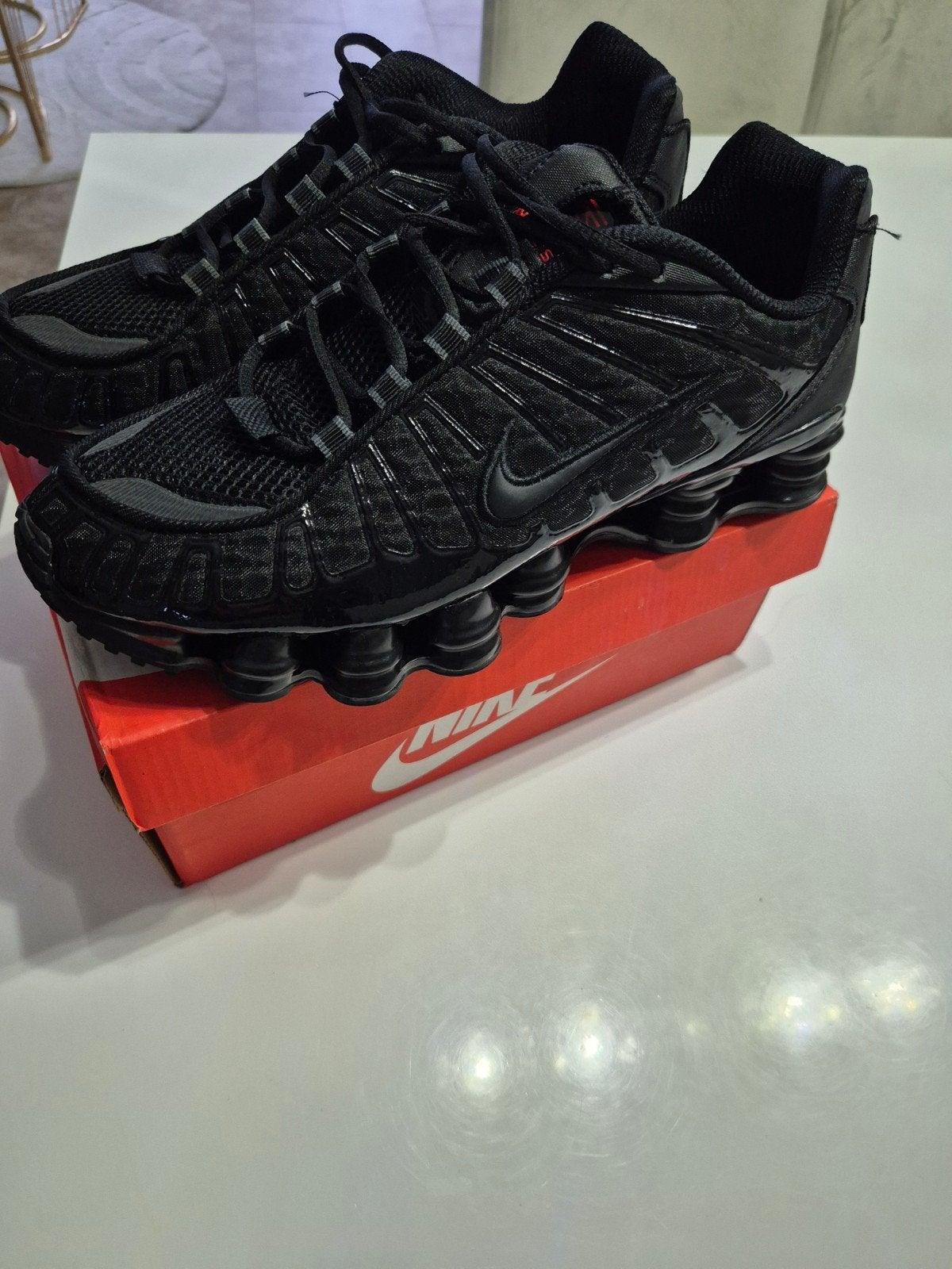 Nike Shox TL - Zwart - Maat 44, Zwart, Nike, Ophalen of Verzenden, Sneakers of Gympen
