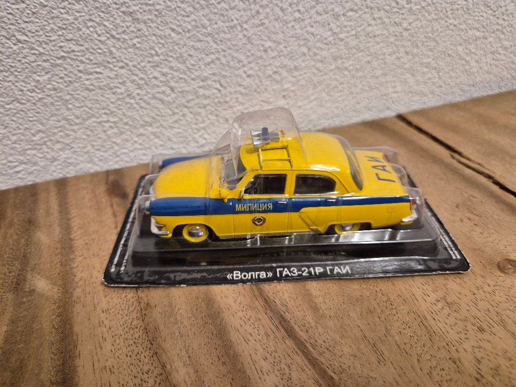 DeAgostini 1:43 Russian Legends Wolga -Gaz 21 politie, Overige merken, DeAgostini, Auto, DeAgostini