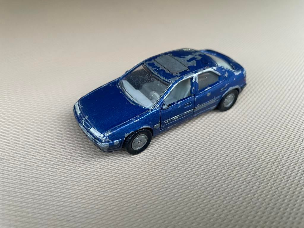 model Citroën Xantia, blauw, Siku, 1/50, Ophalen of Verzenden, Gebruikt, Auto, SIKU