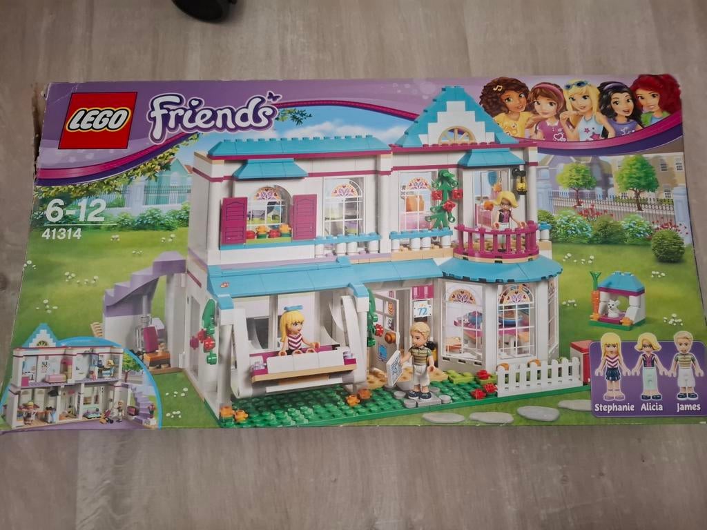 LEGO Friends Stephanie's Huis (41314) - Complete set, Kinderen en Baby's, Speelgoed | Duplo en Lego, Ophalen of Verzenden, Zo goed als nieuw
