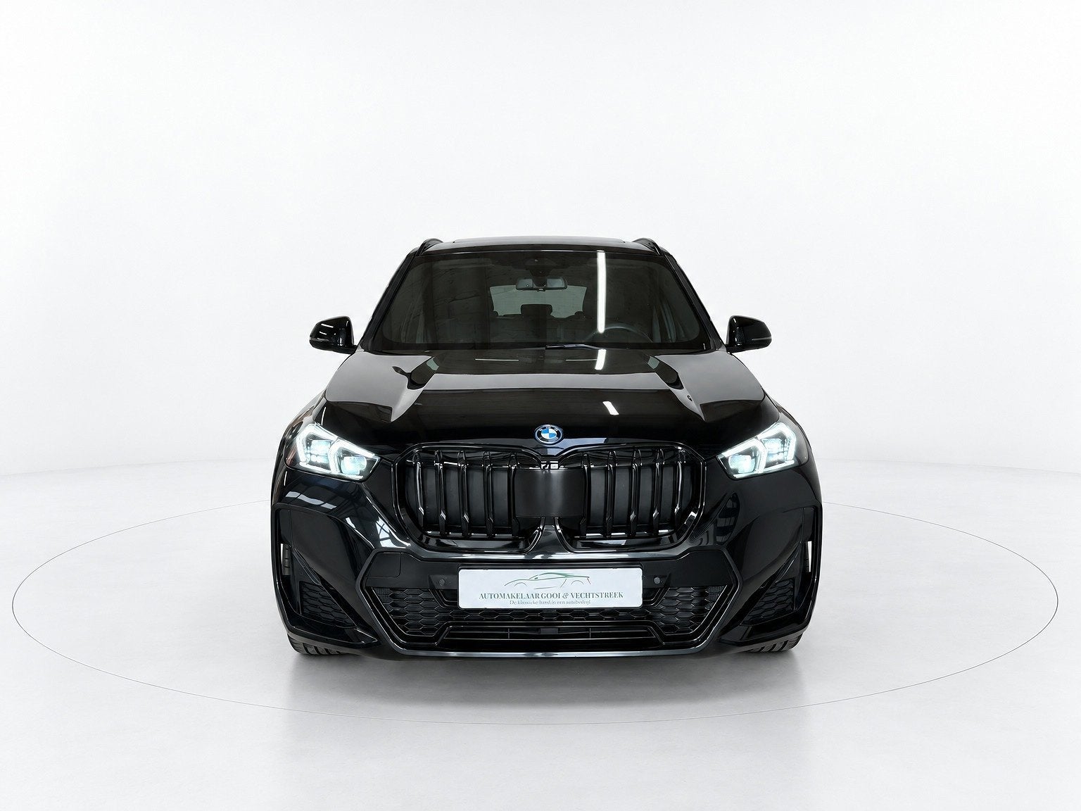BMW X1 XDrive25e - Panorama - Trekhaak - Memory, Auto's, Gebruikt, Zwart, Leder en Stof, Zwart