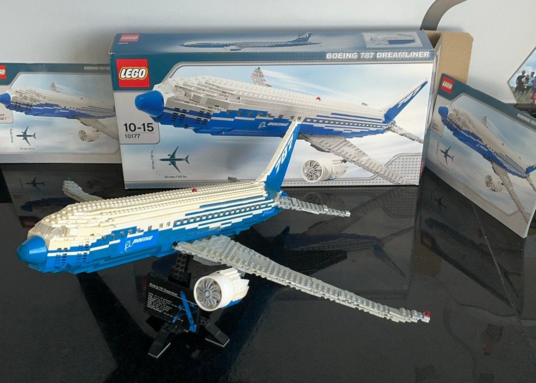 Lego 10177 - Sculptures - Boeing 787 Dreamliner., Ophalen of Verzenden, Zo goed als nieuw