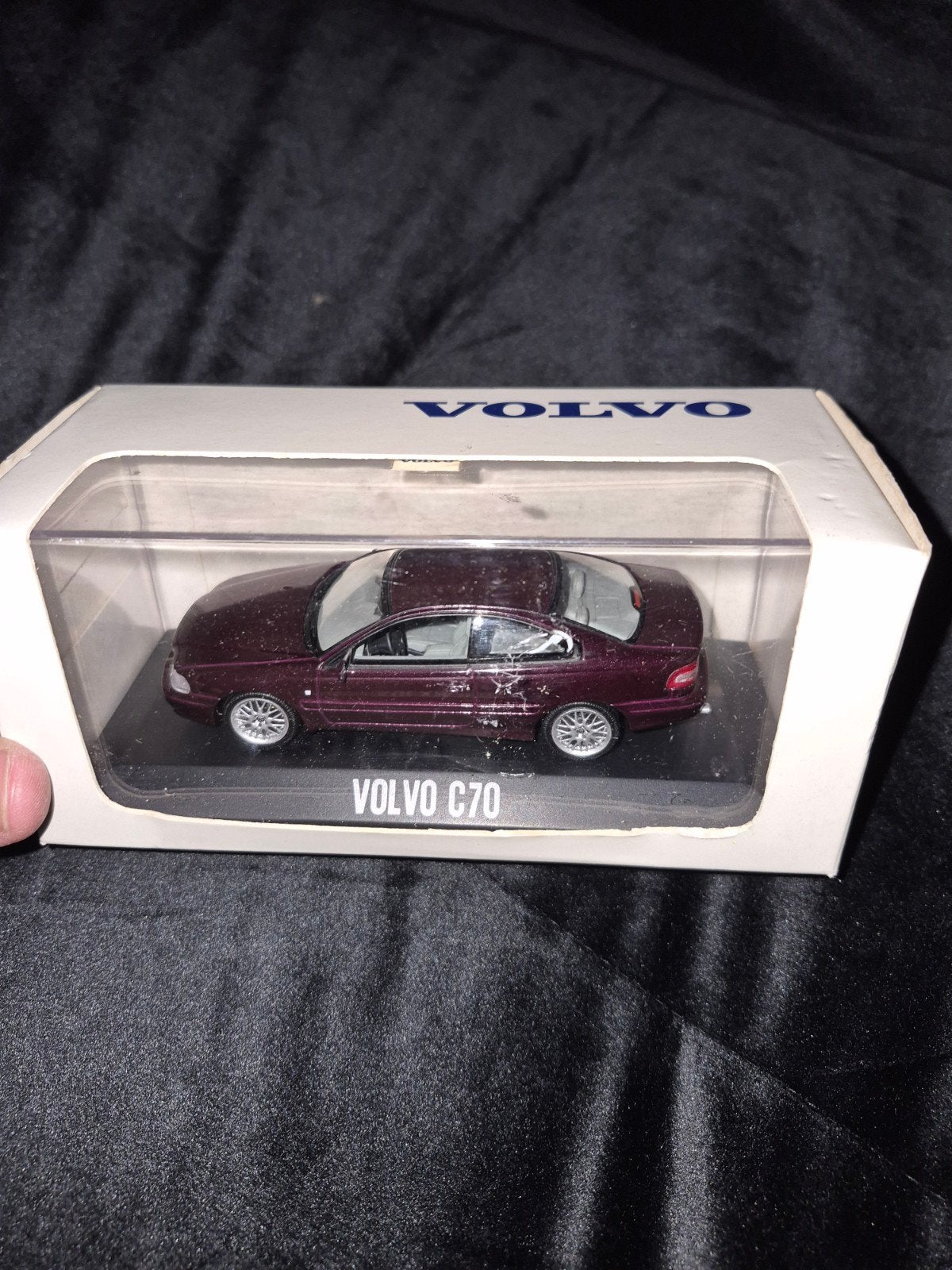 Volvo C70 modelauto - Schaalmodel in doos, Overige merken, 1:50 of kleiner, Auto, Ophalen of Verzenden