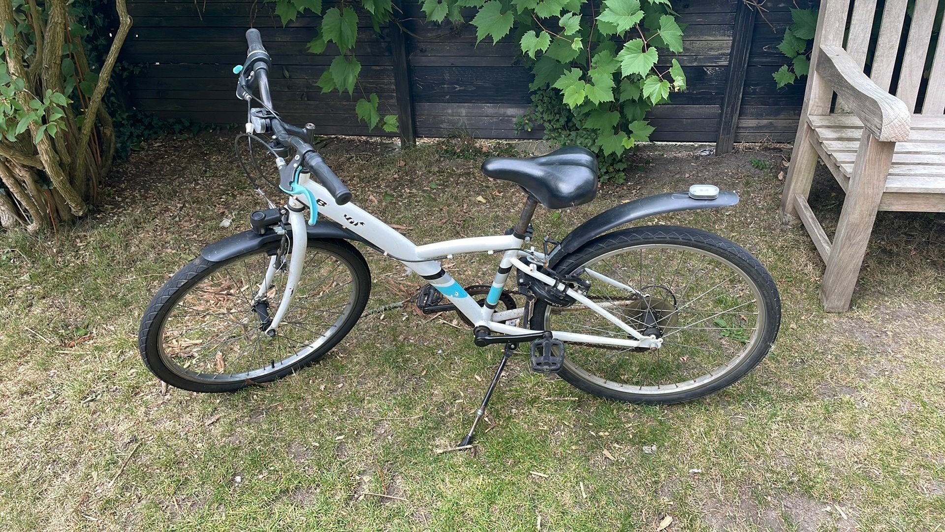 Kinderfiets 22 inch, Ophalen, 20 inch of meer, Gebruikt, Velgrem
