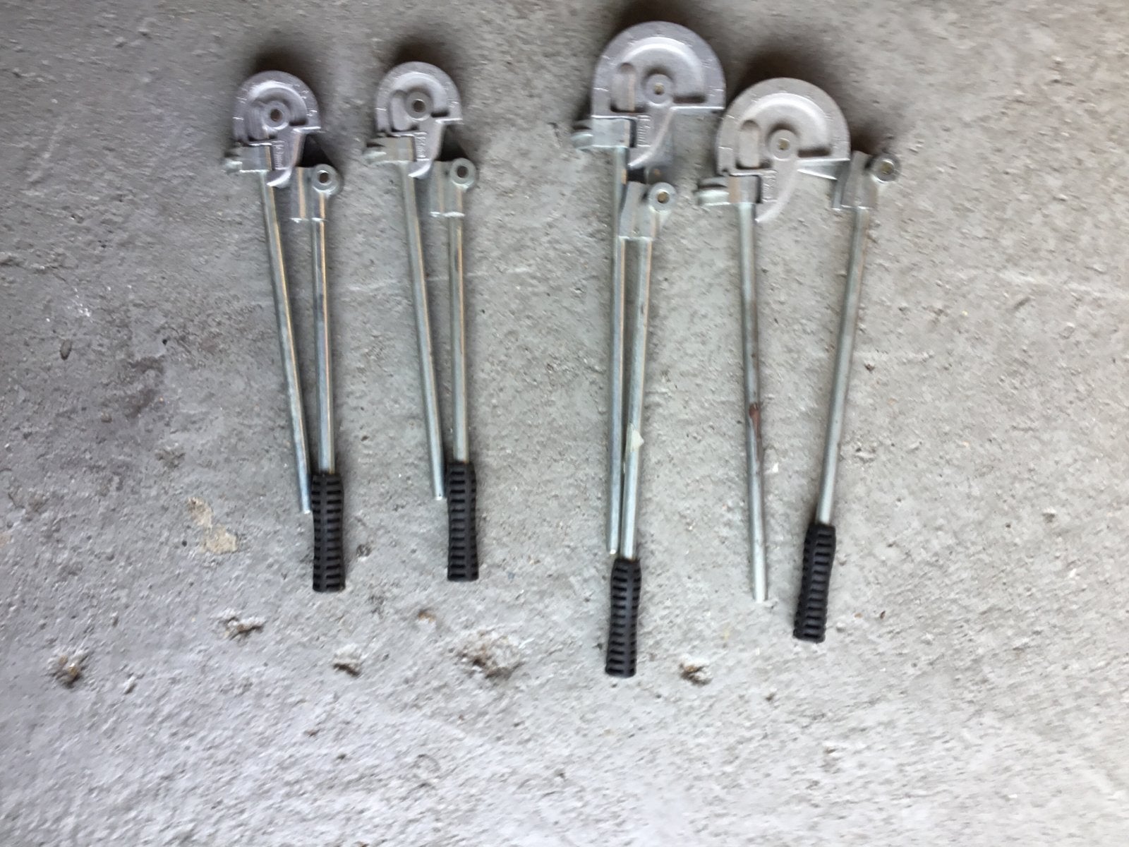 Set van 4 buigtangen voor buizen (10mm, 12mm, 13mm, 15mm), Doe-het-zelf en Verbouw, Ophalen of Verzenden, Gebruikt, Overige typen
