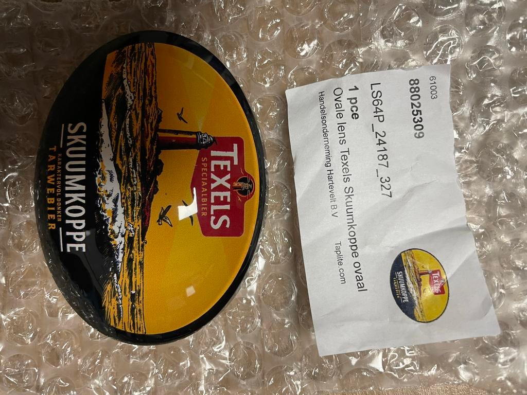 Texels Skuumkoppe Ovale Taplens - nieuw, Ophalen of Verzenden, Nieuw, Overige merken