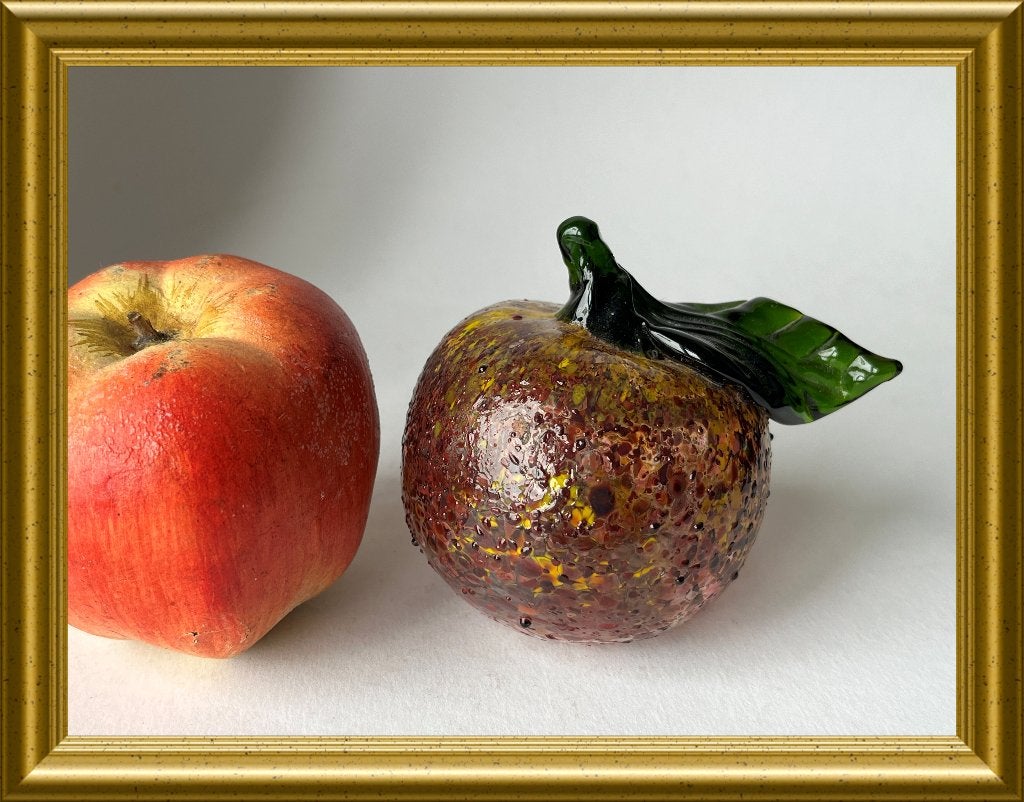 Glazen fruit: appel, Ophalen of Verzenden