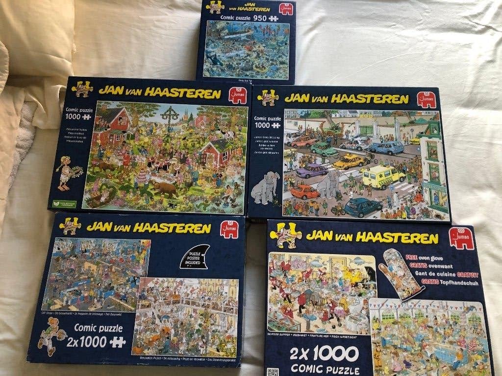 Jan van Haasteren Puzzels, Ophalen of Verzenden, 500 t/m 1500 stukjes, Zo goed als nieuw, Legpuzzel