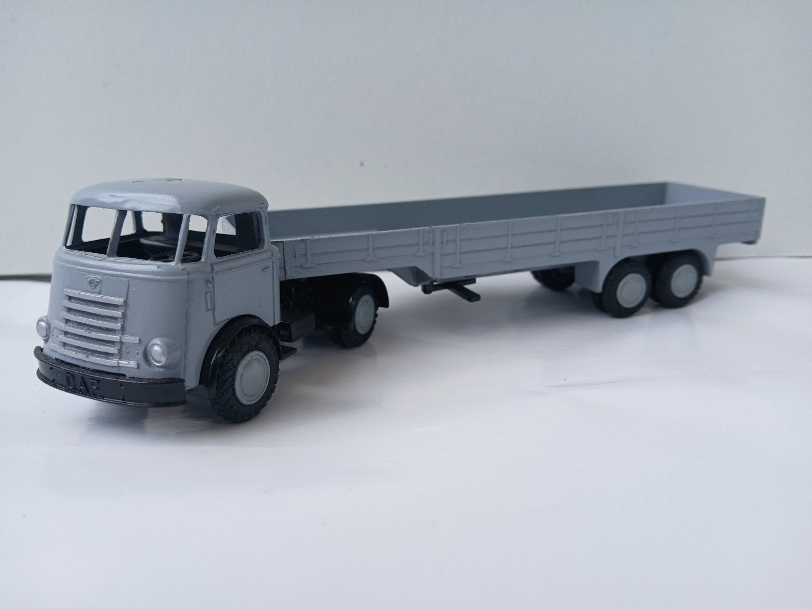 Lion Car, DAF 6 streper met oplegger, Ophalen of Verzenden, Nieuw, Bus of Vrachtwagen, Lion Toys