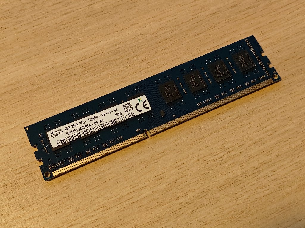 SK Hynix 8GB DDR3 1600MHz, Computers en Software, RAM geheugen, 8 GB, DDR3, Ophalen of Verzenden, Zo goed als nieuw