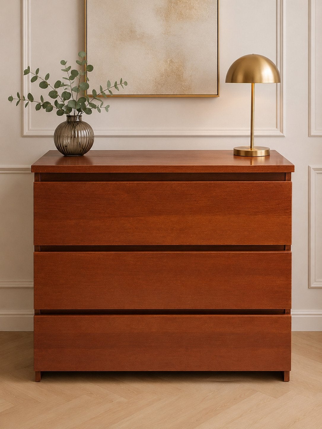 Mooie ladekast hout IKEA malm, Ophalen, Gebruikt, 5 laden of meer, 50 tot 100 cm