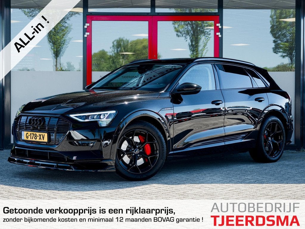 Audi e-tron e-tron 50 quattro Launch edition plus 71 kWh SOH, Auto's, Audi, Automaat, 12 maanden, Zwart, Vierwielaandrijving
