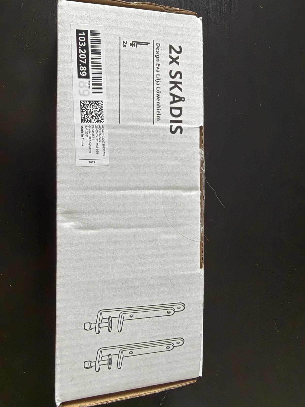 SKÅDIS bevestigingsset ongebruikt, Ophalen, Metaal, Nieuw, IKEA