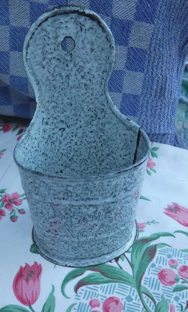 emaille zeepmok/ zeepbakje/ grijsgewolkt emaille, Antiek en Kunst, Ophalen of Verzenden