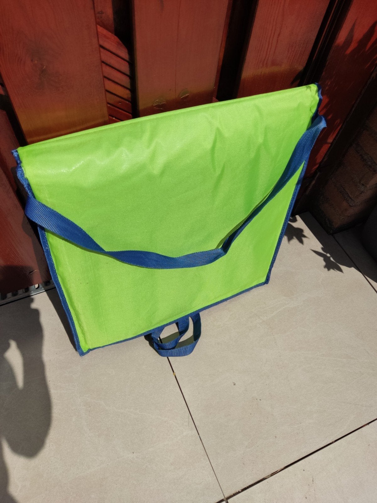 Opvouwbaar strandstoeltje/ligbed - Groen, Caravans en Kamperen, Kampeeraccessoires, Ophalen, Gebruikt