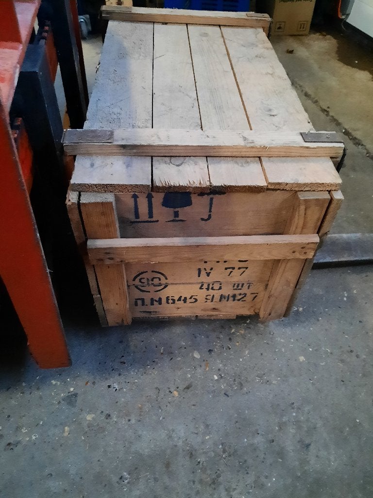 Authentiek, vintage, retro kist / legerkist, Huis en Inrichting, Ophalen, Minder dan 50 cm, Gebruikt, 50 tot 100 cm