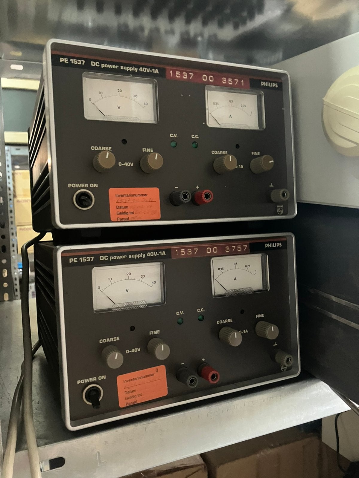 Philips pm1537 40v-1a voedingen, Gebruikt, Elektriciteit, Ophalen of Verzenden, Ehv