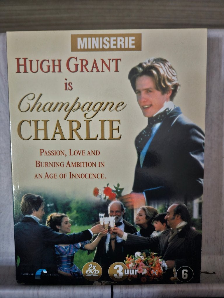 Champagne Charlie (1989) Hugh Grant - 2-Dvd Miniserie, Vanaf 6 jaar, Ophalen of Verzenden, Zo goed als nieuw, Drama