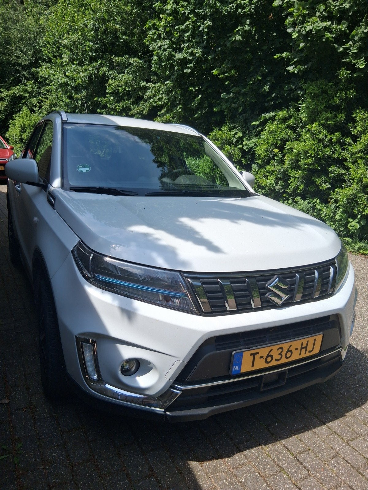 SUZUKI VITARA IN ZEER GOEDE STAAT., Auto's, Automaat, Stof, Wit, Grijs