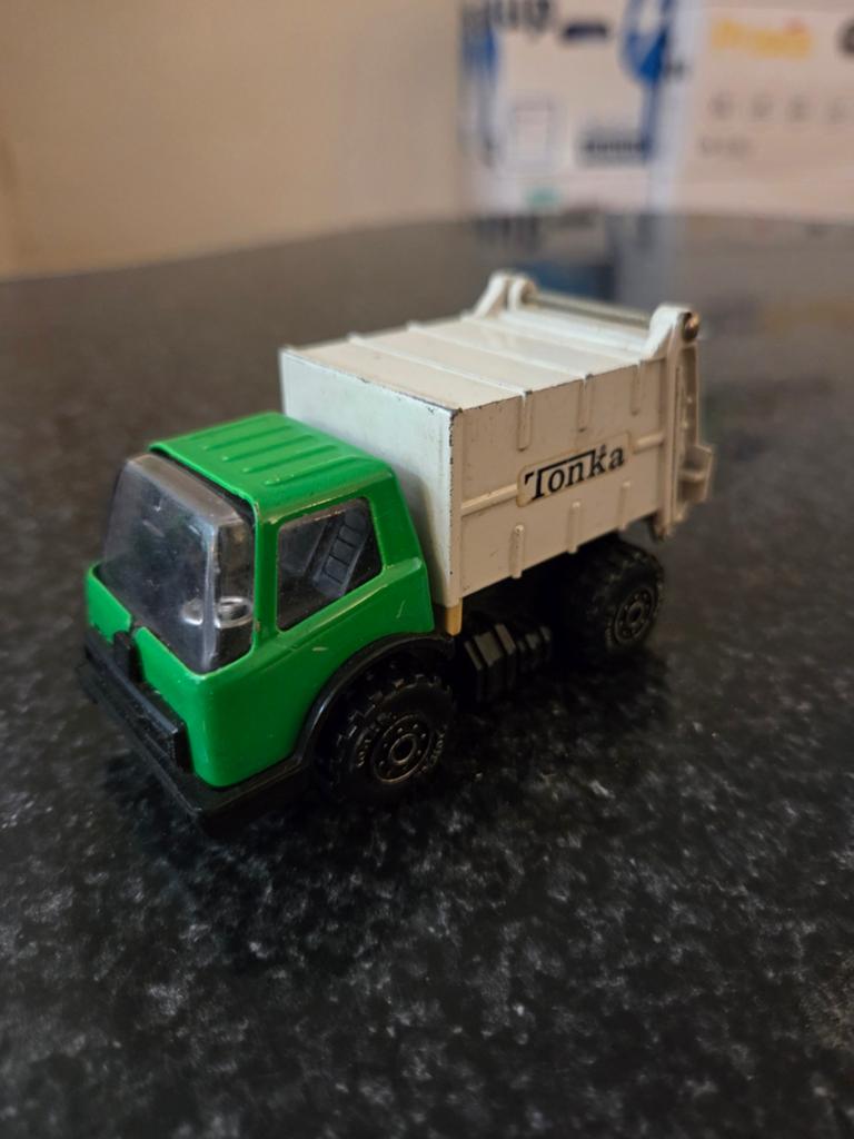 Tonka mini - vuilniswagen (Japan, vintage '80), Ophalen of Verzenden, Gebruikt