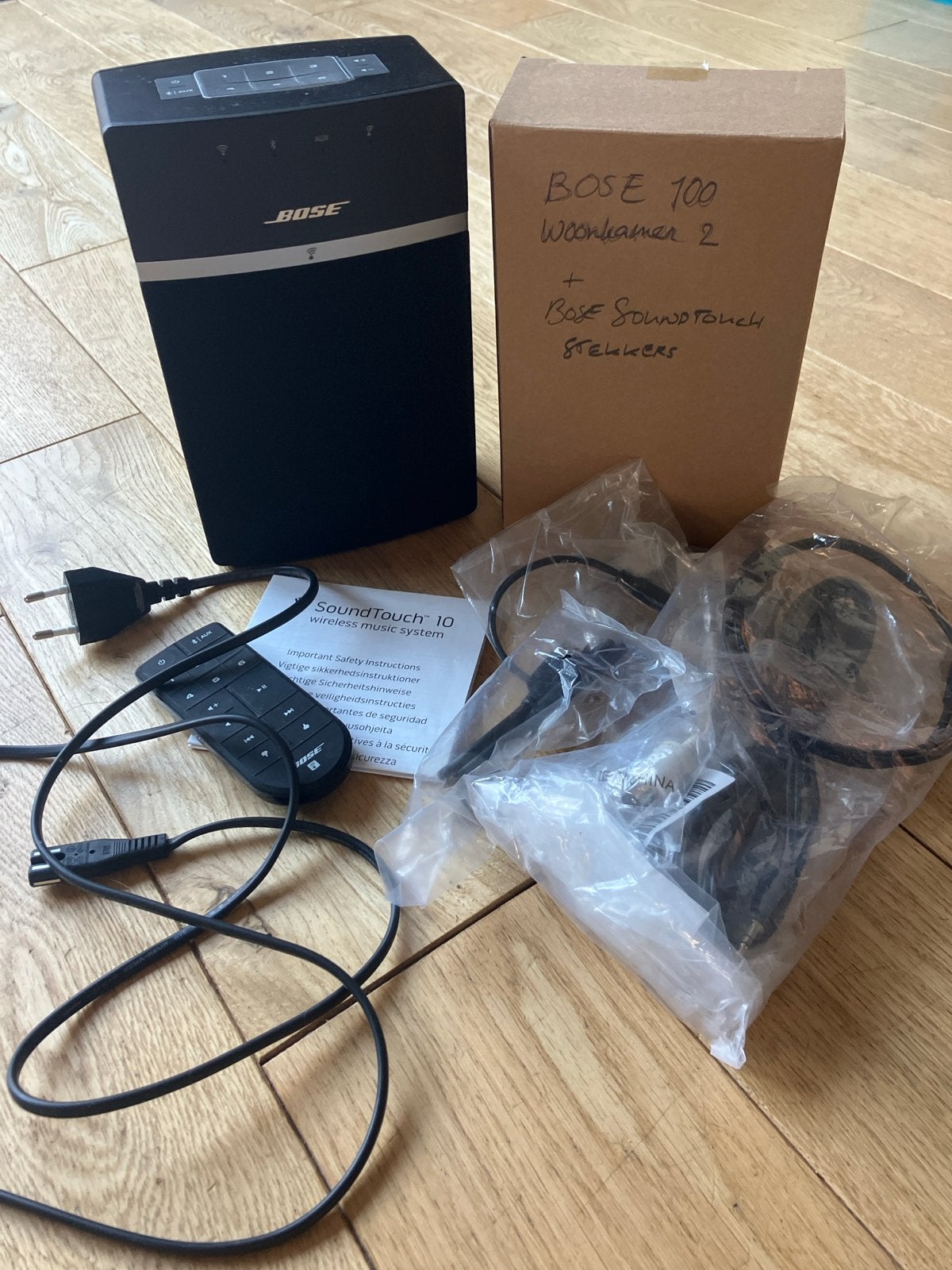 Bose SoundTouch 10 Draadloos Muzieksysteem met Afstandsbedie, Audio, Tv en Foto, Ophalen of Verzenden, Zo goed als nieuw, Bose