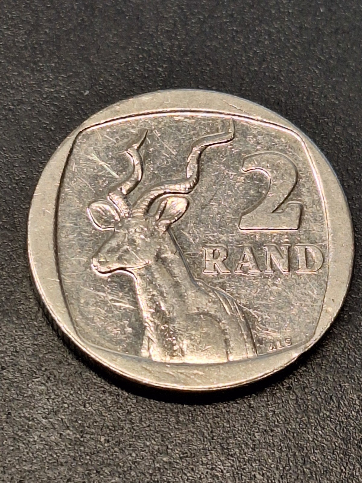 Zuid Afrika 2 rand 2008, Ophalen of Verzenden, Zuid-Afrika