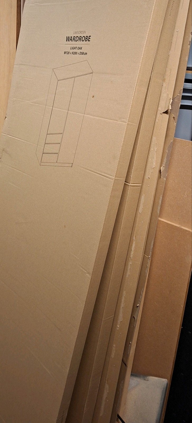 grote smalle dozen karton GROOT voor Sint SURPRISE maken of, Ophalen, Doos, 100 cm of meer, Nieuw