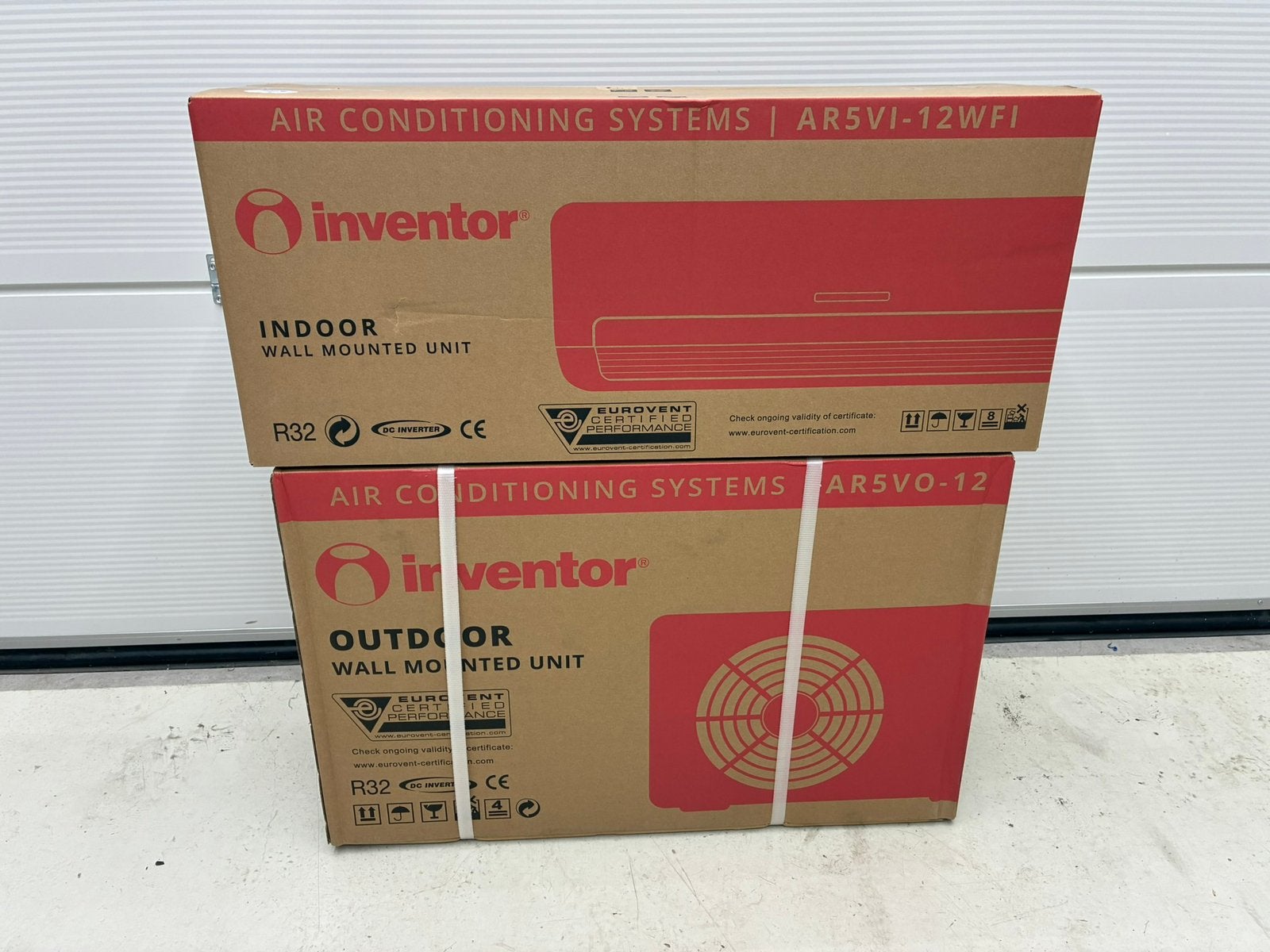 Inventor airco unit 3,5 kw binnen en buiten unit nieuw, Witgoed en Apparatuur, Koelen en Ontvochtigen, Nieuw, 3 snelheden of meer