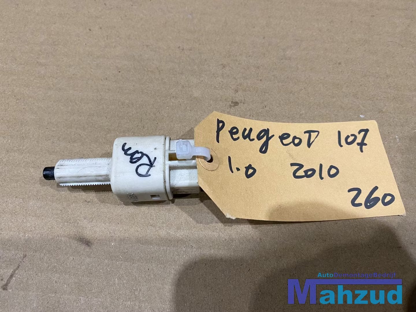 PEUGEOT 107 AYGO C1 Remschakelaar remlicht schakelaar 05-14, Taurusavenue 1
2132 LS  Hoofddorp, NL, Gebruikt, Contact.group@renault.com