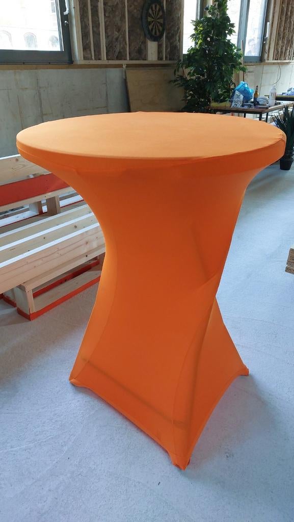 Statafel horeca aluminium frame kunststof tafel 80cm, Ophalen, Zo goed als nieuw
