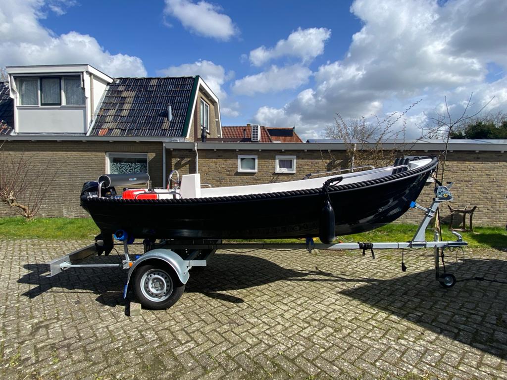Sloep inclusief trailer en kussenset - Klaar om te varen!, Ophalen, Gebruikt, Overige typen