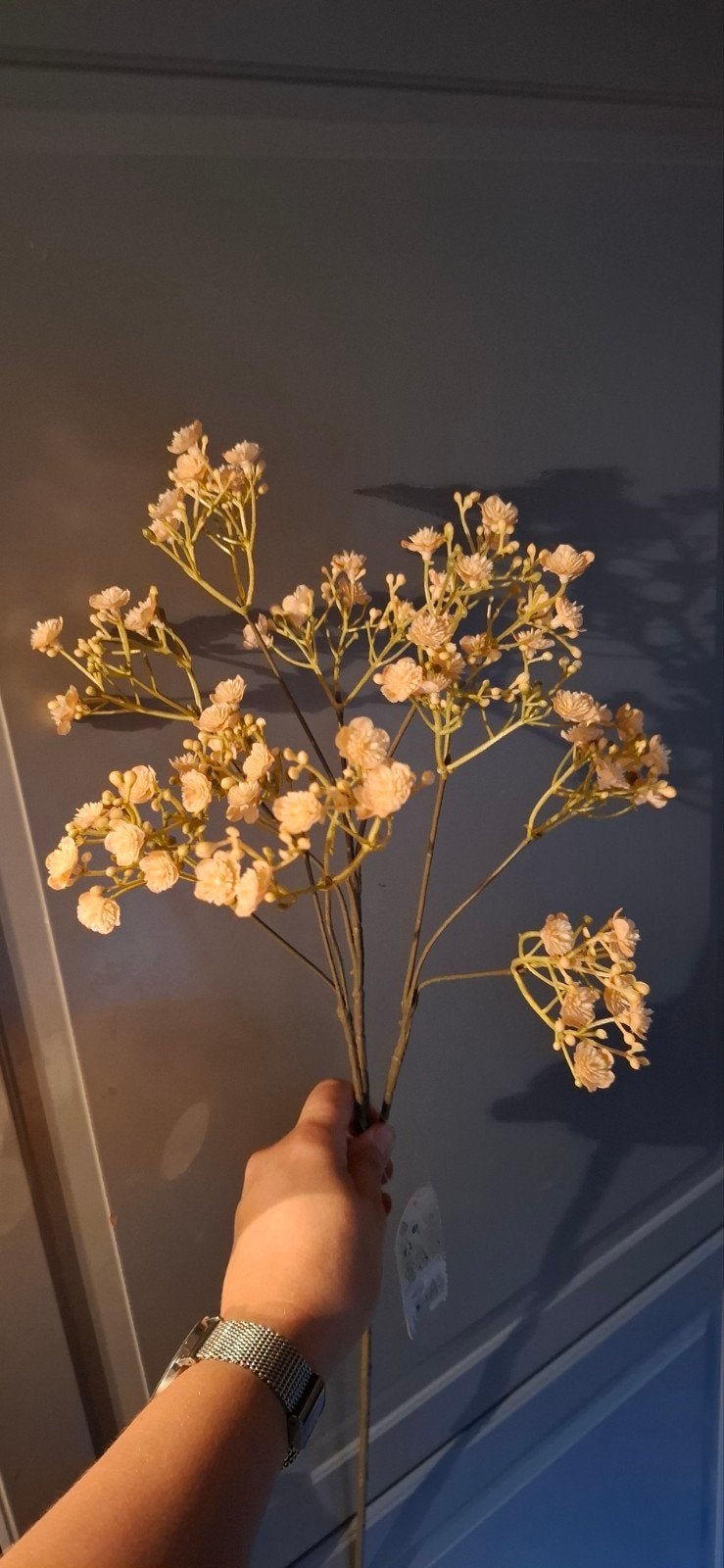 kunst gipskruid beige, Ophalen of Verzenden, Nieuw, Beige, 68 cm