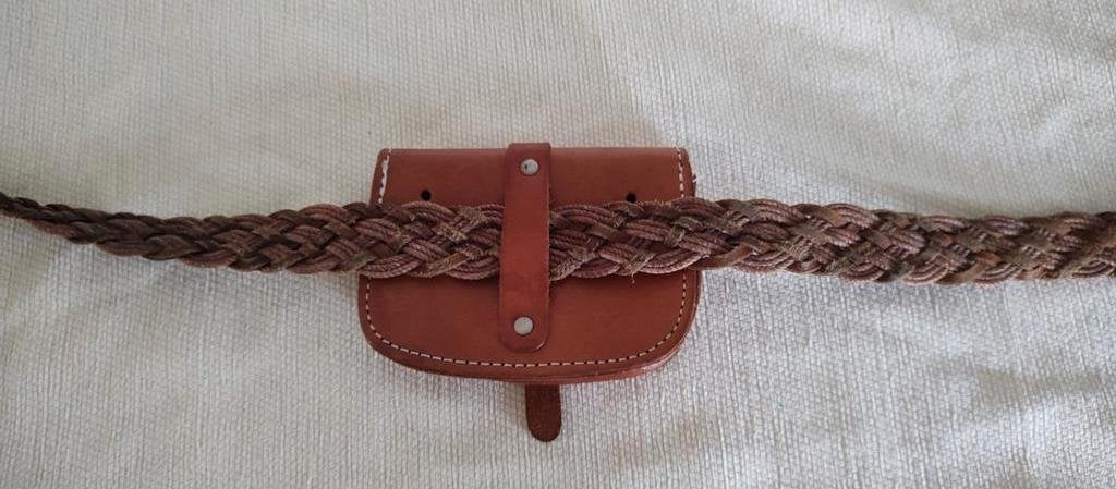 K271 TUIGLEDEREN mini-tas voor aan broekriem / heupriem, Ophalen of Verzenden, -, -, -
