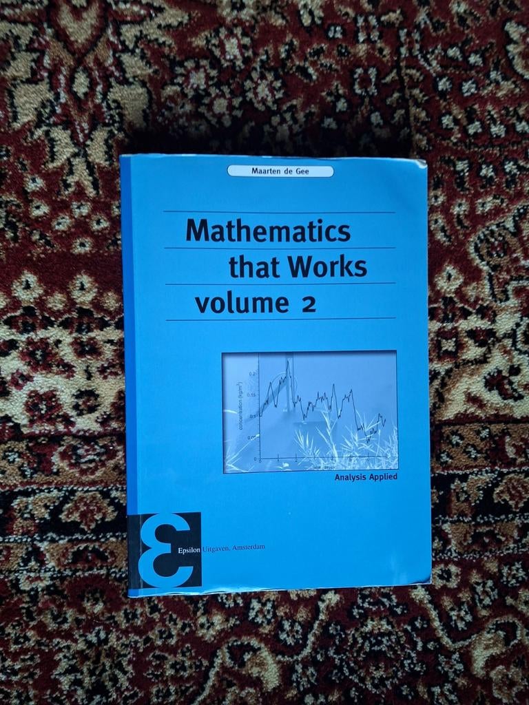 Mathematics that works volume 2, Boeken, Ophalen of Verzenden, Zo goed als nieuw, Natuurwetenschap, Maarten de Gee