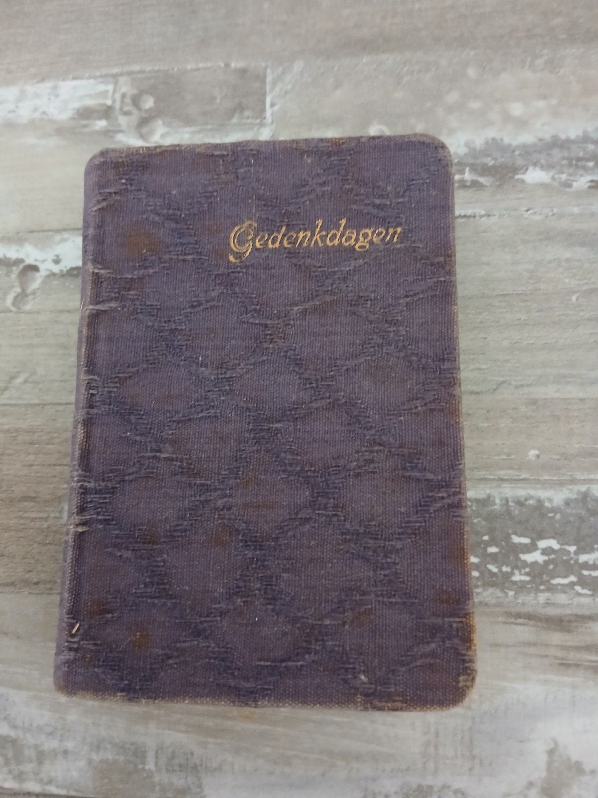 Antiek boekje 'Gedenkdagen' met gedichten en spreuken, Antiek en Kunst, Ophalen of Verzenden, Diverse auteurs