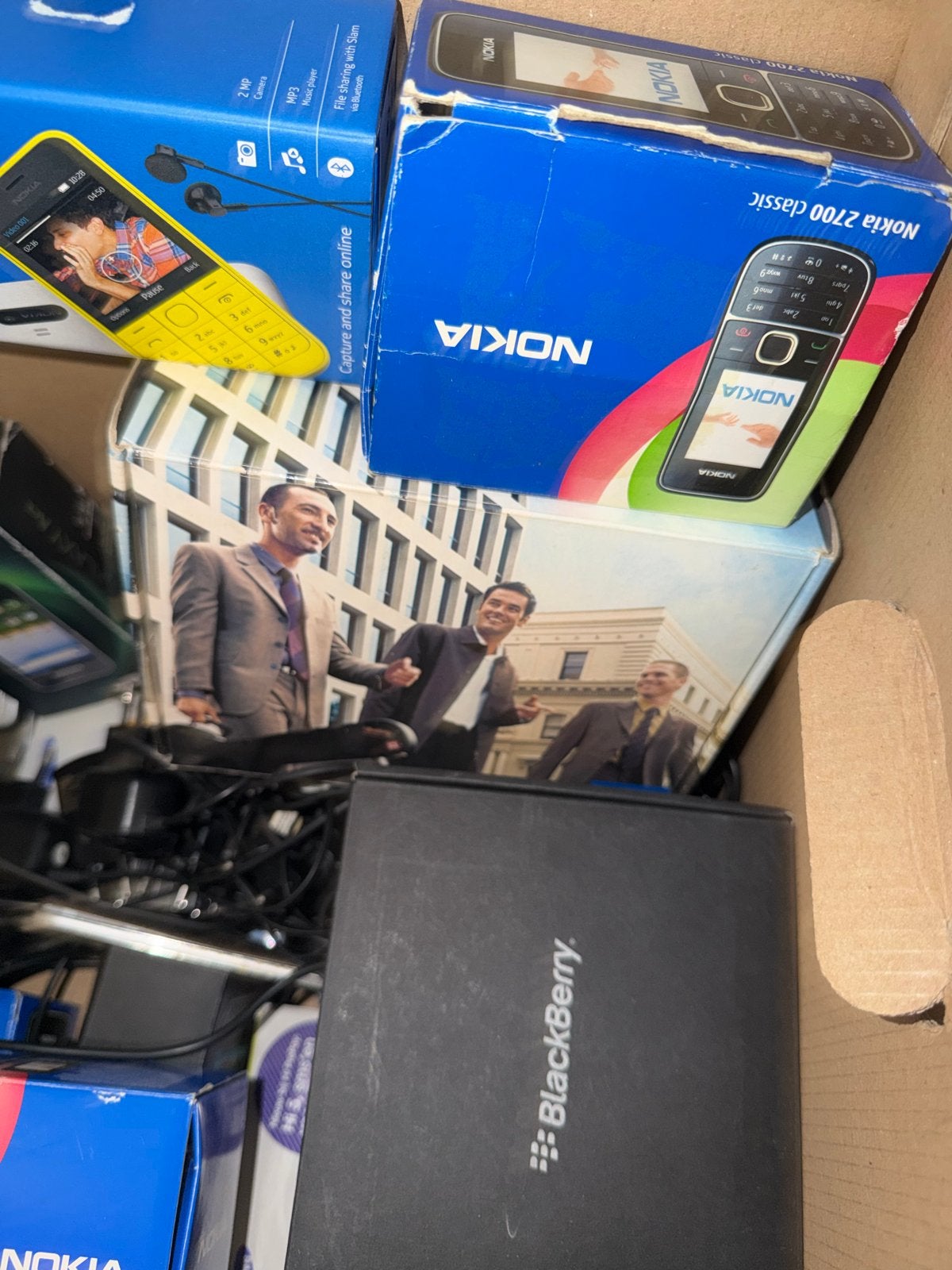 Partij oude mobiele telefoons (Nokia, Blackberry, Samsung), Gebruikt, Ophalen of Verzenden, Minder dan 3 megapixel, Klassiek of Candybar
