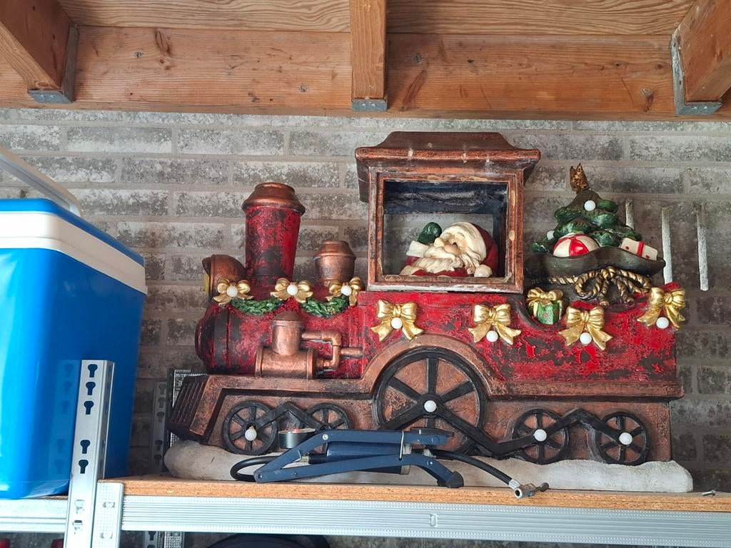 Kersttrein, Ophalen, Gebruikt