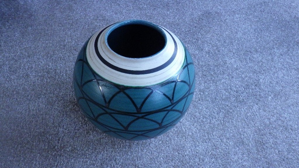mooie Scheurich bolvaas, Verzamelen, Retro, Ophalen of Verzenden, Huis en Inrichting