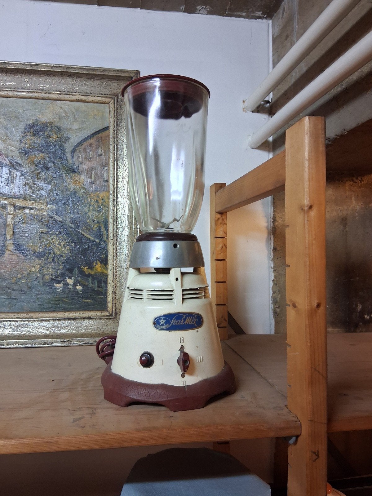 mixer vintage, Gebruikt, Ophalen of Verzenden, Metaal, Snijmachine