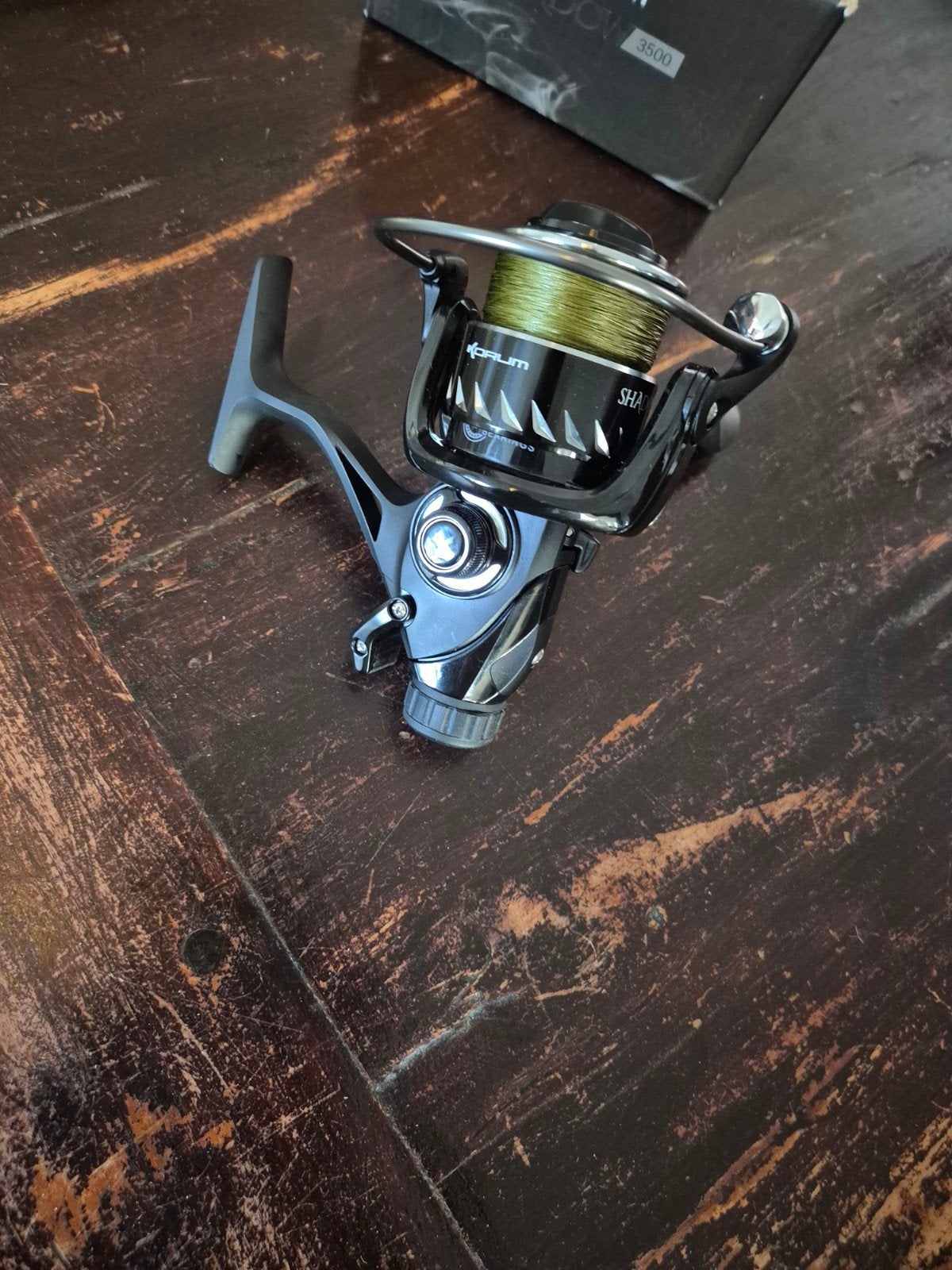 Korum Shadow 3500. baitrunner molen., Watersport en Boten, Korum, Molen, Baitrunner molen, Ophalen of Verzenden