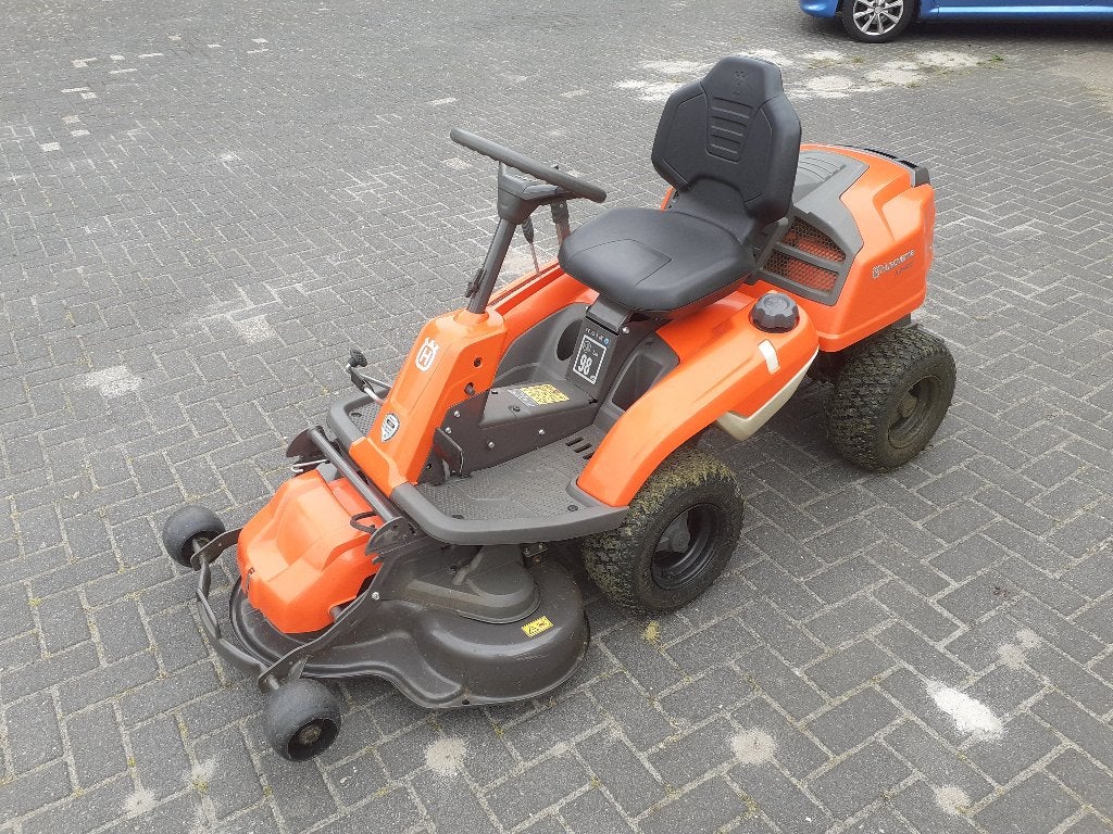 Husqvarna Rider R214TC frontmaaier, 2 cil. motor, 94 cm dek, Ophalen of Verzenden, Gebruikt, Husqvarna, 90 tot 120 cm