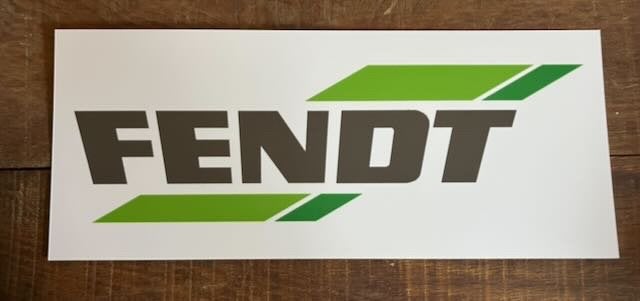 FENDT     reclamebord kunststof, Ophalen of Verzenden, Zo goed als nieuw, Auto's