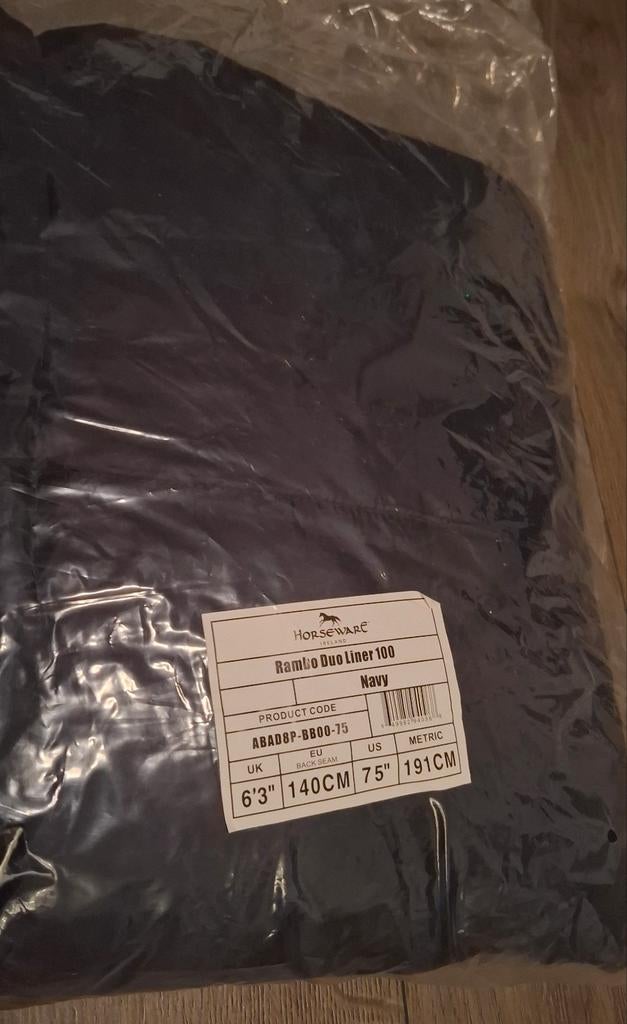 Horseware liner 100 gram 6.3 / 191 nieuw, Ophalen of Verzenden, Nieuw, Deken