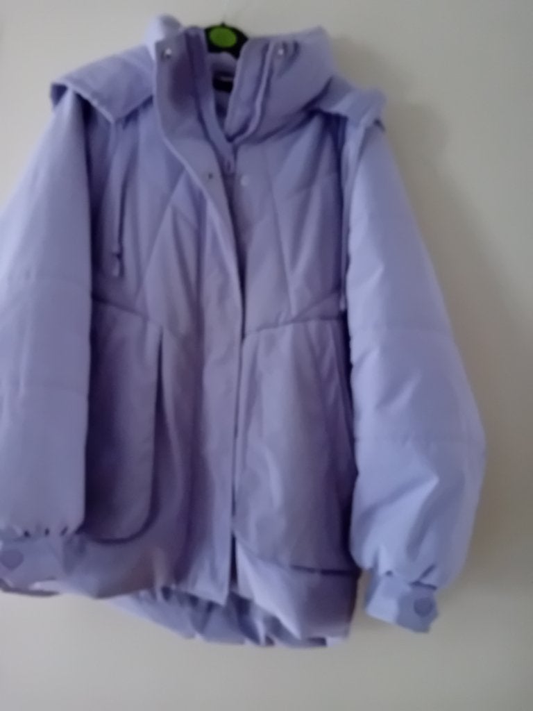 winterjack shein S, Paars, Ophalen of Verzenden, Maat 36 (S), Gedragen